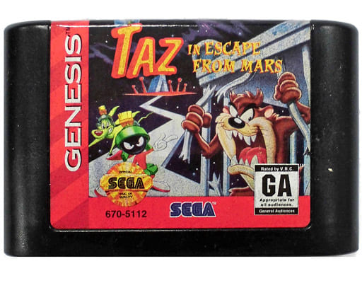 Taz in Escape from Mars