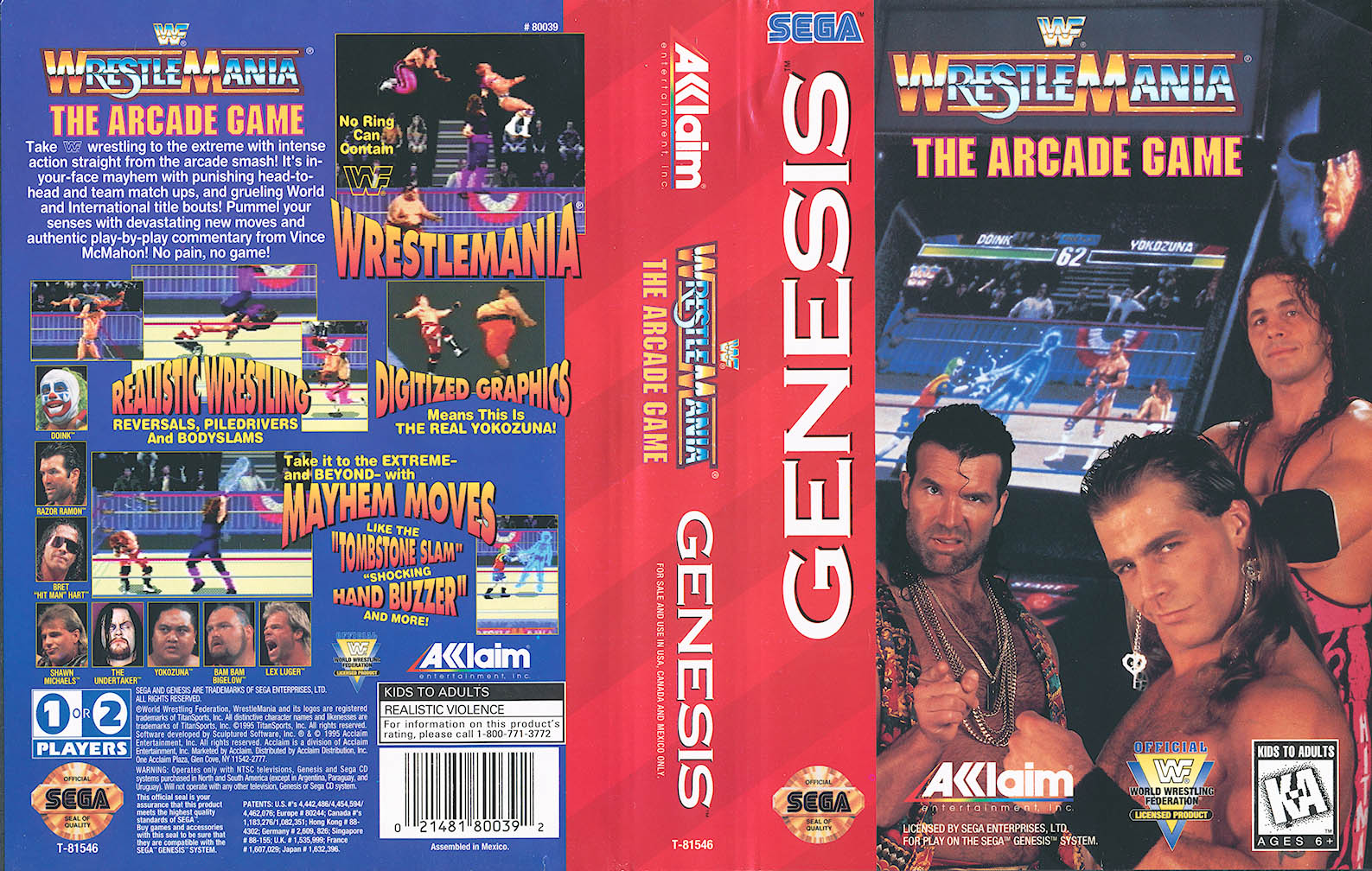 WWF WrestleMania： The Arcade Game