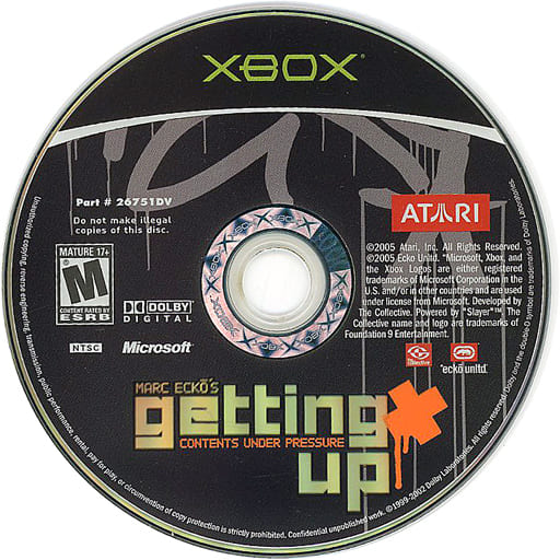 Marc Ecko's Getting Up： Contents Under Pressure