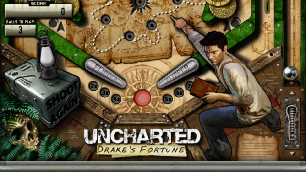 Pinball Heroes： Uncharted： Drake's Fortune (expansion　2010年発売)