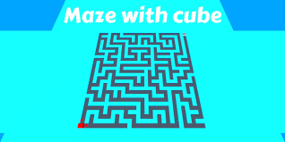 Maze with cube