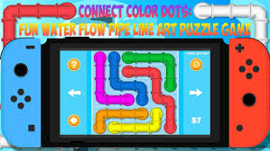Connect Color Dots： Fun Water Flow Pipe Line Art Puzzle Game