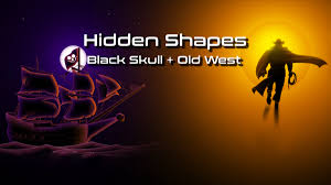 Hidden Shapes： Black Skull + Old West