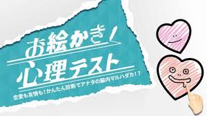 お絵かき心理テスト -恋愛も友情も！かんたん診断でアナタの脳内マルハダカ！？-