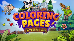 Coloring Pages： Lumberhill Tales