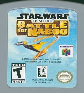 Star Wars Episode I： Battle for Naboo