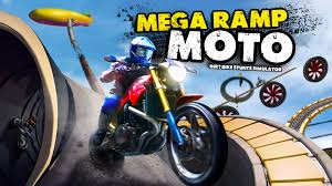Mega Ramp Moto - Dirt Bike Stunts Simulator