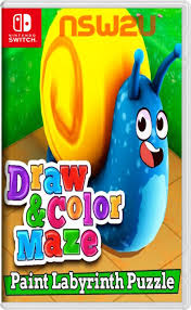 ドロー・アンド・カラー・メーズ ペイント・ラビリンス・パズル