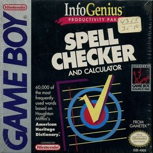 InfoGenius Productivity Pak： Spell Checker and Calculator